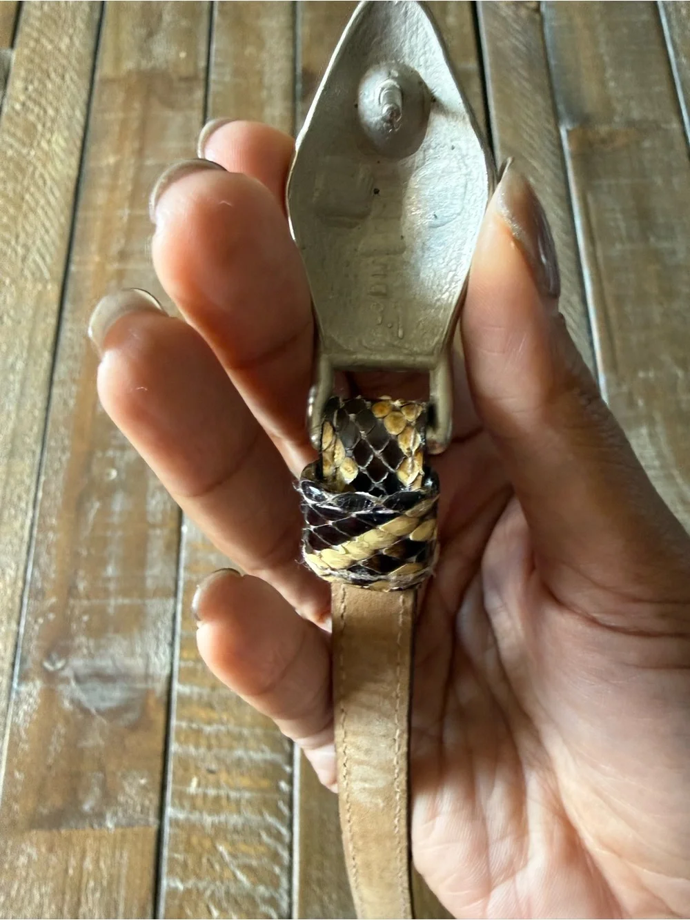 Vintage Genuine Python belt